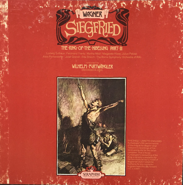 Wagner: Siegfried, The Ring Of The Nibelung Part III