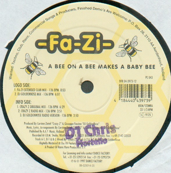 A Bee On A Bee Makes A Baby Bee