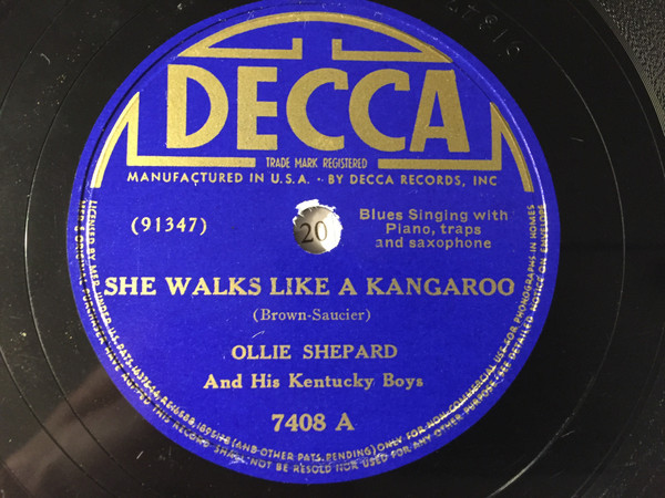 She Walks Like A Kangaroo / No One To Call You Dear
