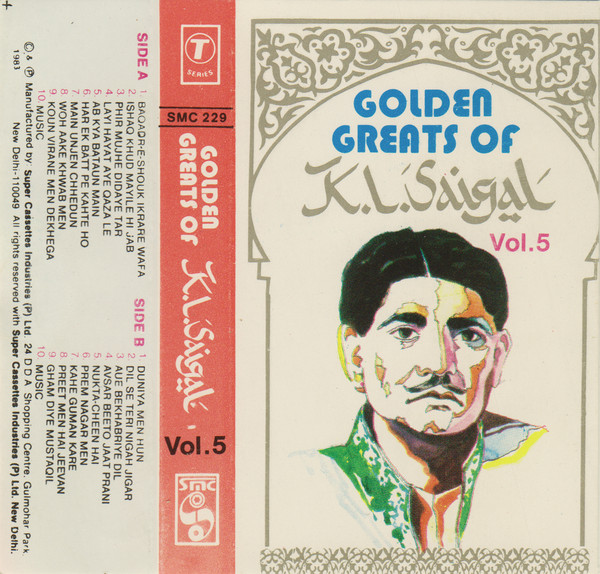 Golden Greats Of K.L. Saigal, Vol, 5
