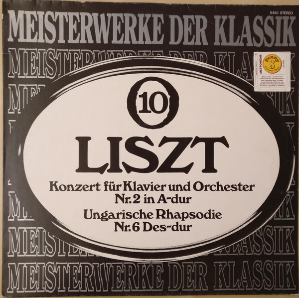 Konzert Für Klavier Und Orchester Nr. 2 In A-Dur / Ungarische Rhapsodie Nr. 6 Des-dur