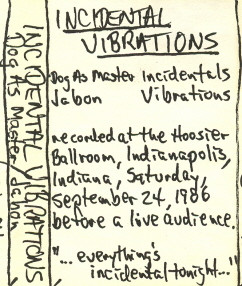 Incidental Vibrations