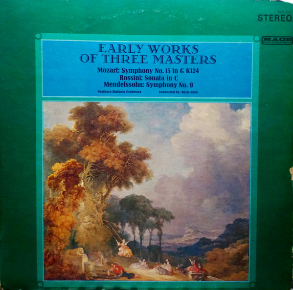 Early Works Of Three Masters