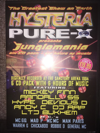 Hysteria & Pure X Presents Junglemania Vol 4