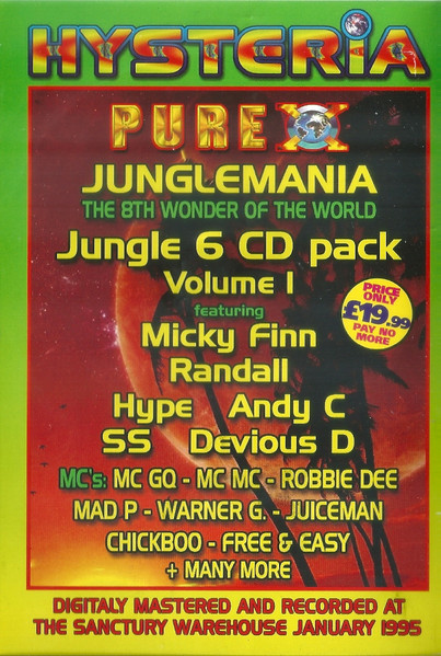 Hysteria & Pure X Junglemania - The 8th Wonder Of The World (Volume 1)