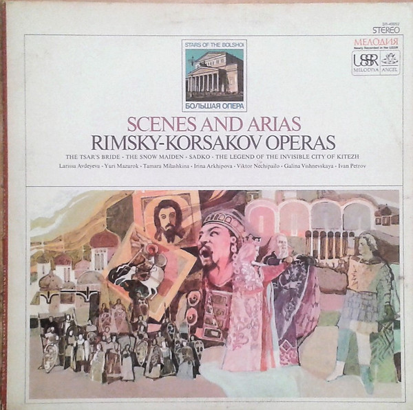 Scene And Arias Rimsky-Korsakov Operas