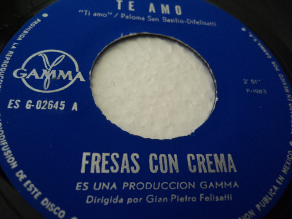 Te Amo / En Un Viejo Coche Azul