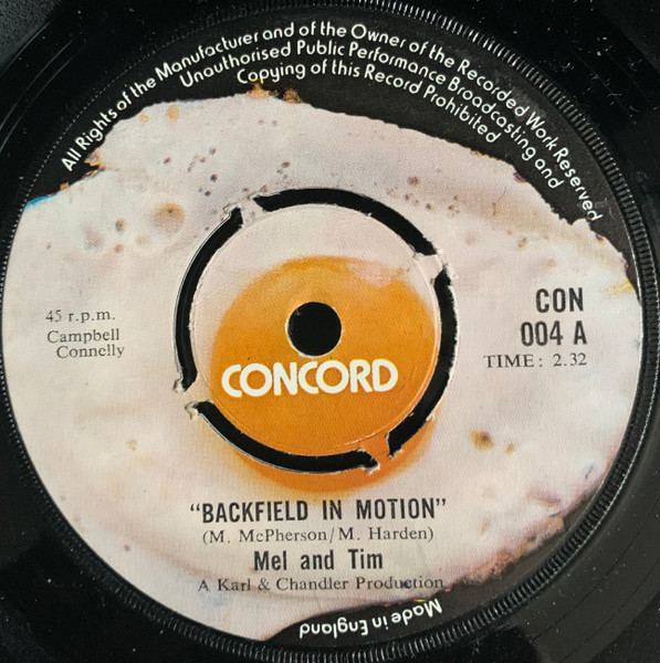 Backfield In Motion / Do Right Baby