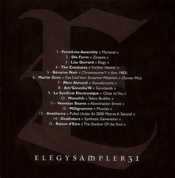 Elegy Sampler 31