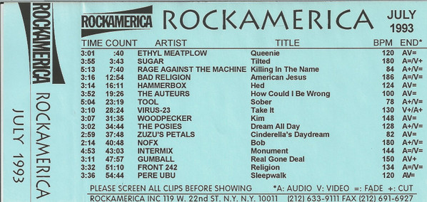 Rockamerica July. 1993