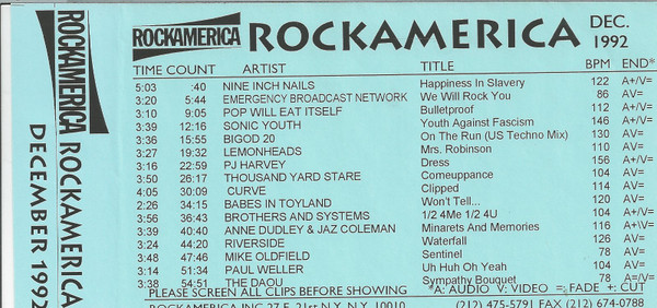 Rockamerica Dec. 1992