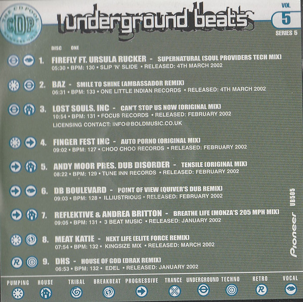 Underground Beats (Series 5 Volume 5)