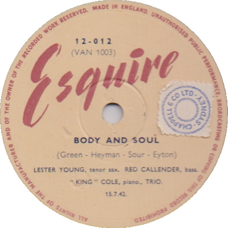Body And Soul / Indiana
