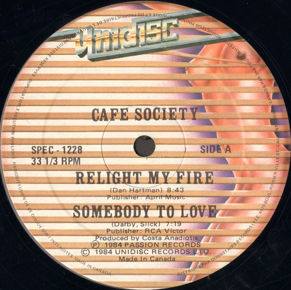 Relight My Fire / Somebody To Love / Power Of Love / Love Trap