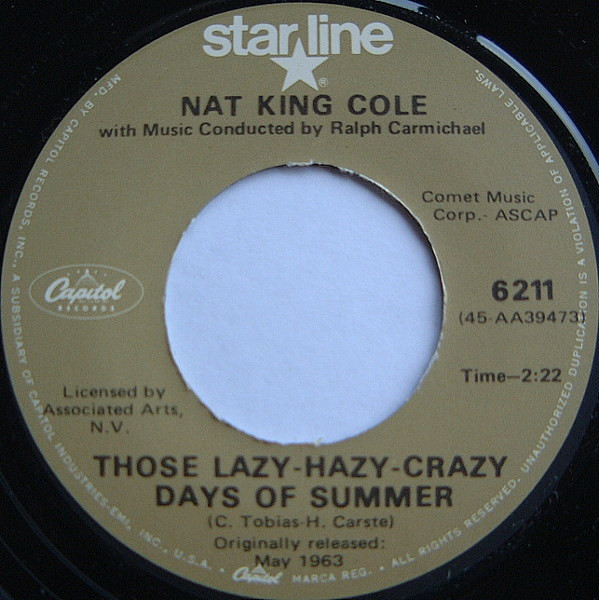 Those Lazy-Hazy-Crazy Days Of Summer / That Sunday, That Summer