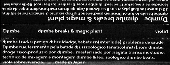 Djimbe Breaks & Magic Plant