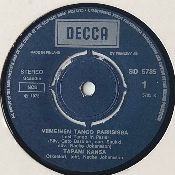 Viimeinen Tango Pariisissa / Eva
