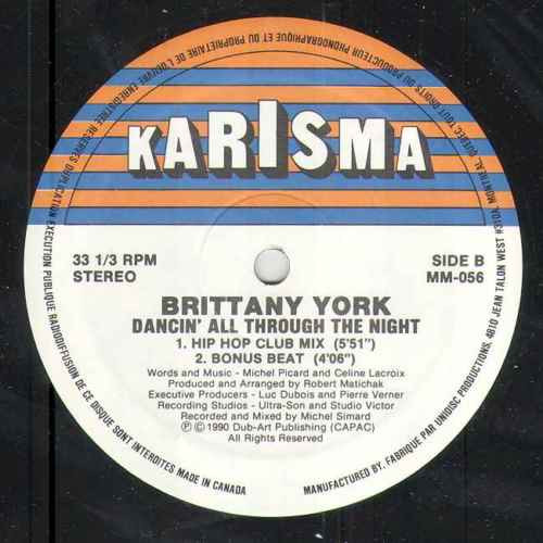 Dancin' All Through The Night