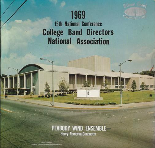 1969 15th National Conference College Band Directors National Association