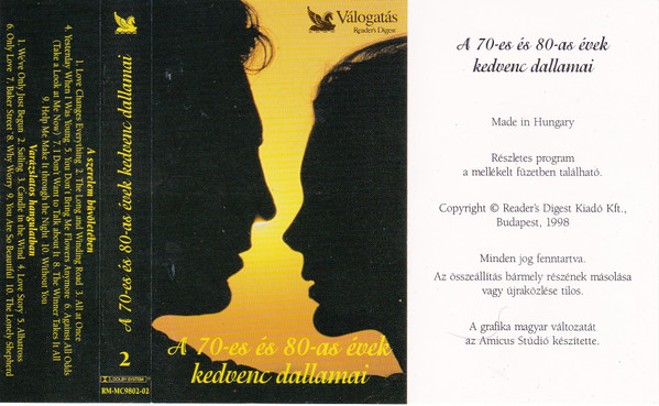 A 70-es És 80-as Éves Kedvenc Dallamai 2