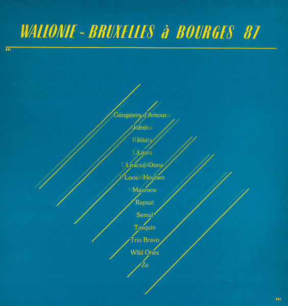 Wallonie-Bruxelles - Au Printemps De Bourges 87