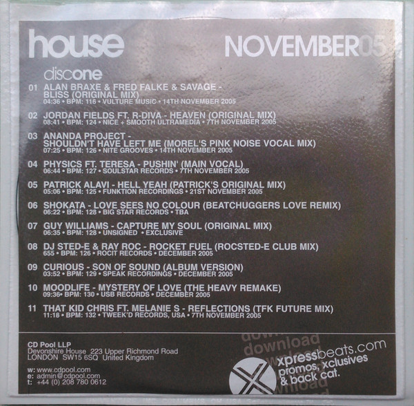 House November 05