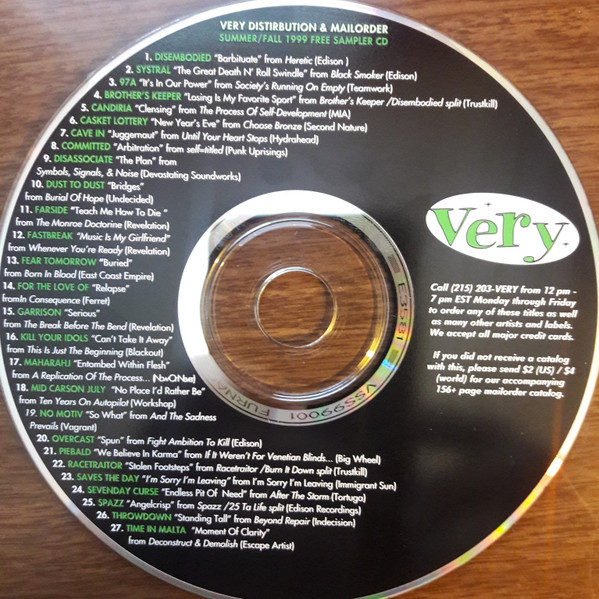 Summer/Fall 1999 Free Sampler CD