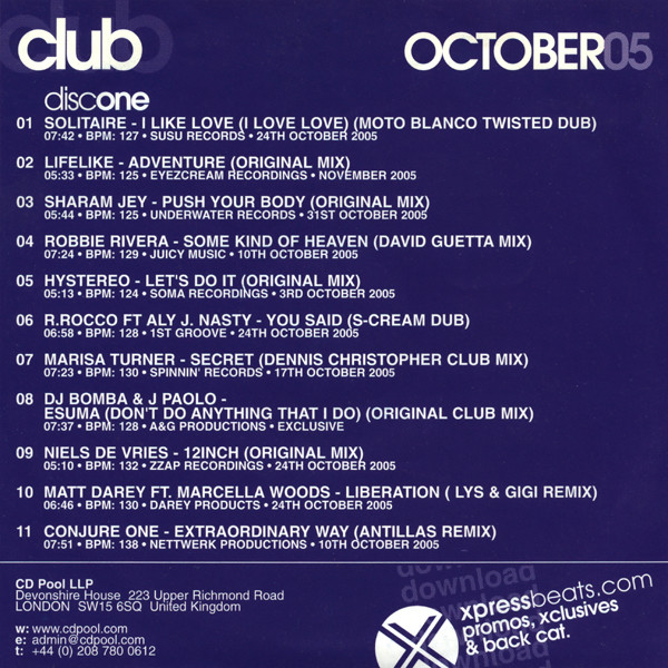 Club October 05