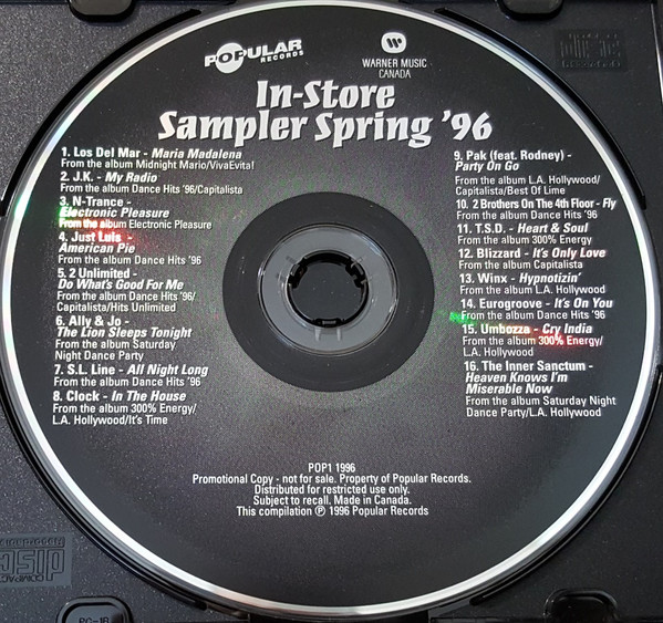 In-Store Sampler Spring '96