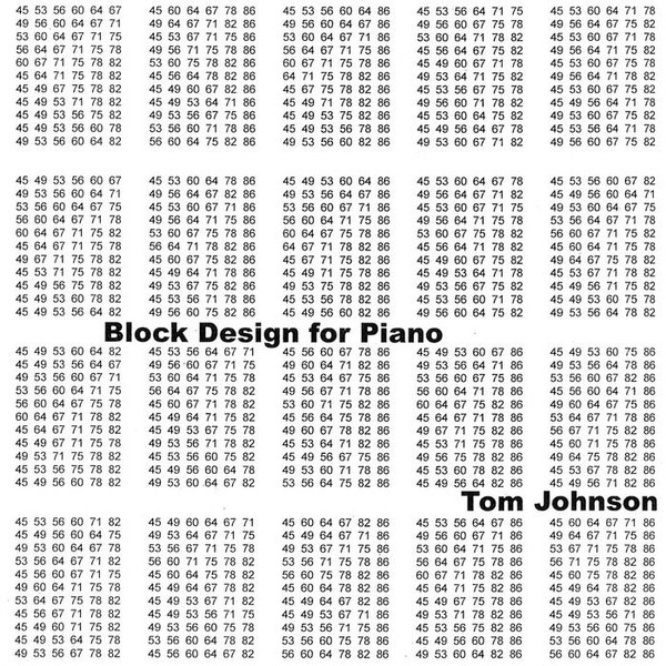 Block Design for Piano