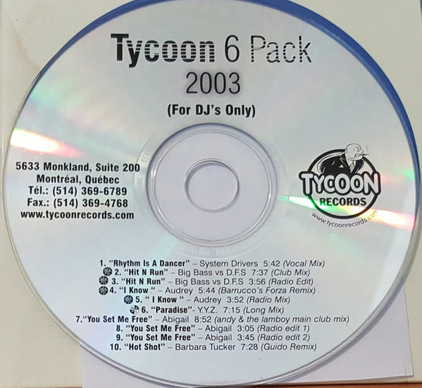 Tycoon 6 Pack 2003 (For DJ's Only)