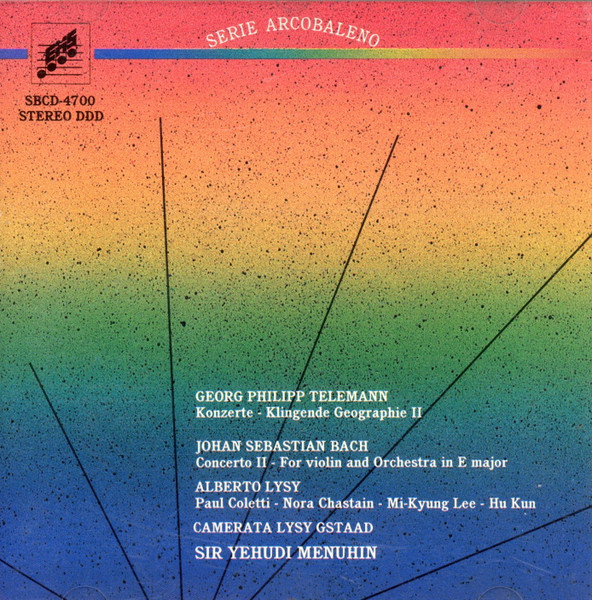 George Philipp Telemann, Johan Sebastian Bach, Alberto Lysy Gstaad