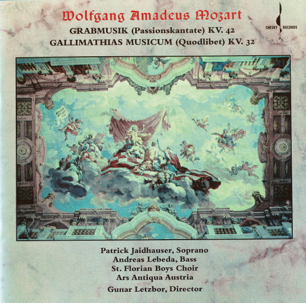 Grabmusik KV. 42, Gallimathias Musicum KV. 32