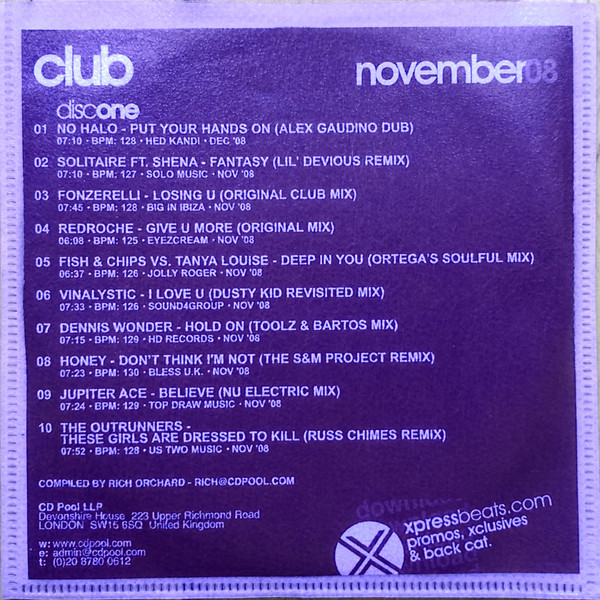 Club November 08