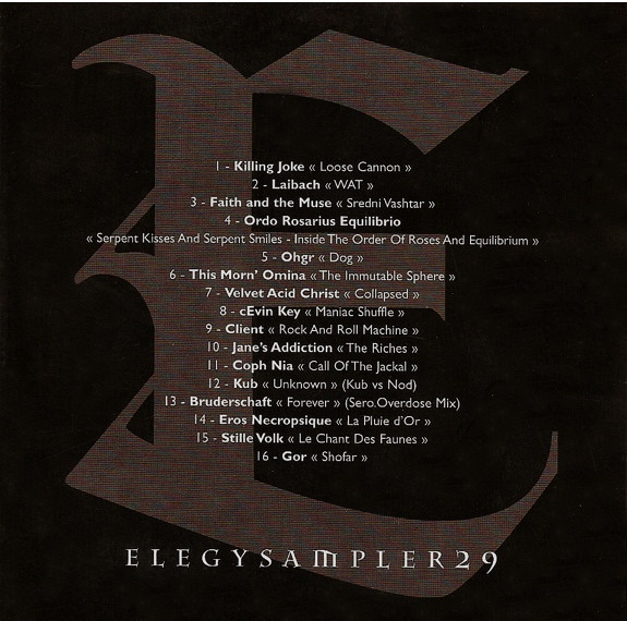 Elegy Sampler 29