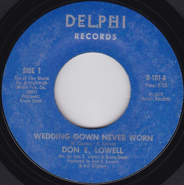 Wedding Gown Never Worn / I Don't Believe You Believe Me Anymore