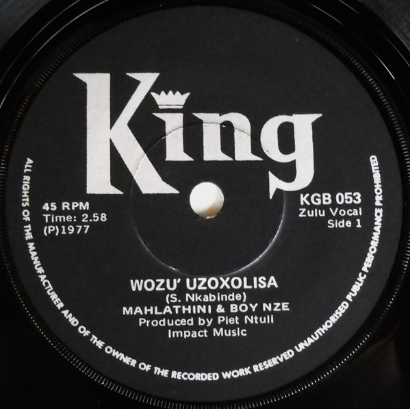 Wozu' Uzoxolisa / Umame Ithemba-Lami