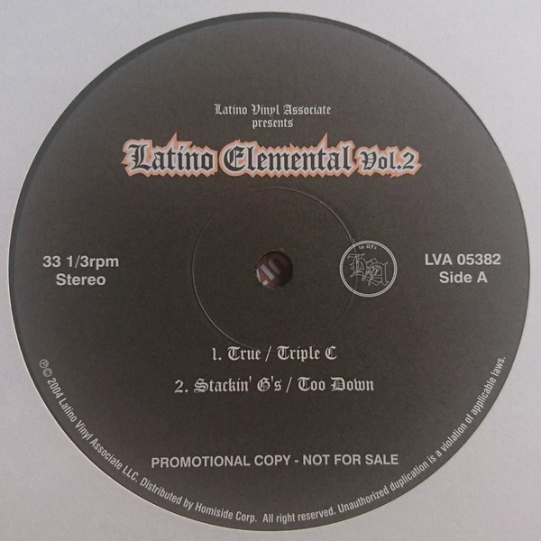 Latino Vinyl Associate presents Latino Elemental Vol. 2