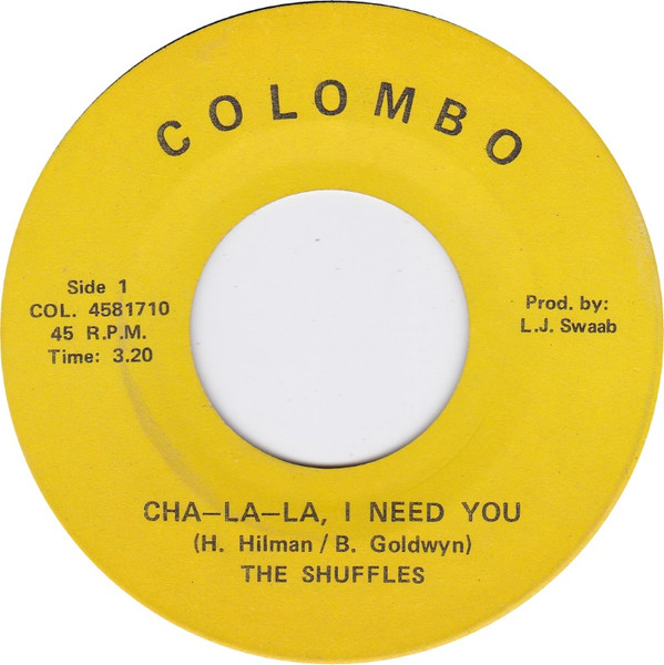 Cha-la-la, I Need You / Bitter Tears