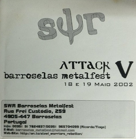 SWR - Barroselas Metalfest - Attack V