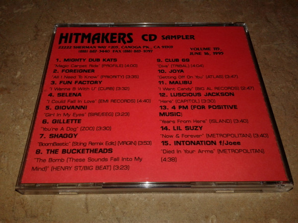 Hitmakers Top 40 CD Sampler Volume 115 June 15, 1995