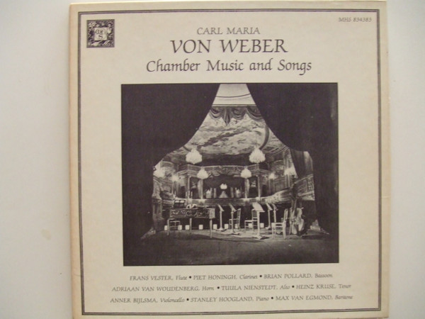 Carl Maria Von Weber - Chamber Music And Songs