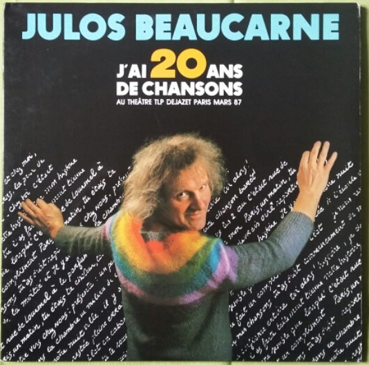 J'ai 20 ans de chanson - Au théâtre TLP Dejazet Paris mars 87