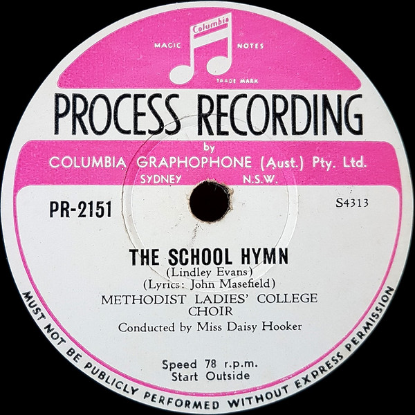 The School Hymn / The School Song