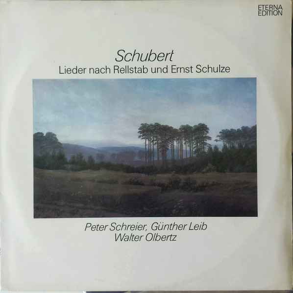Lieder Nach Rellstab Und Ernst Schulze