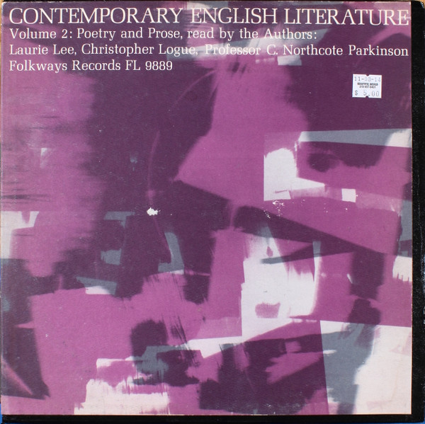Contemporary English Literature Volume 2: Poetry And Prose, Read By The Authors