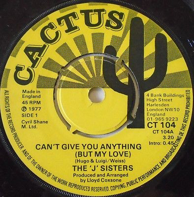 Can't Give You Anything (But My Love)