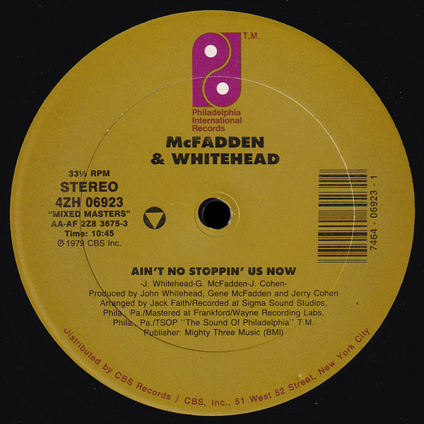 Ain't No Stoppin' Us Now / You Gonna Make Me Love Somebody Else