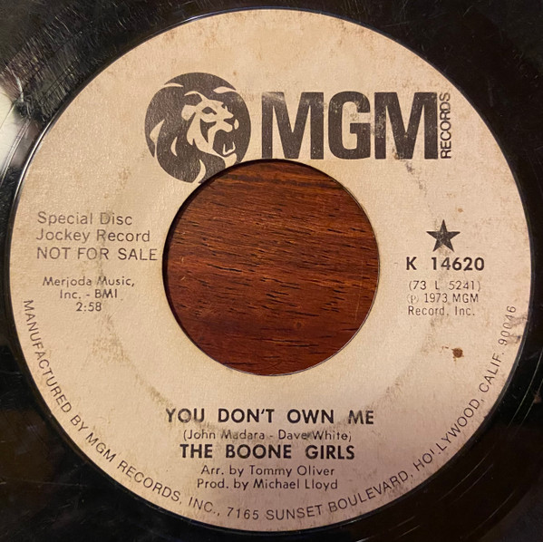 You Don't Own Me