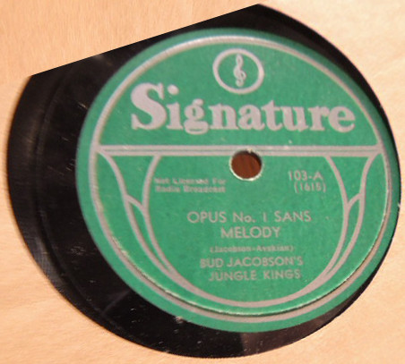 Opus No. 1, Sans Melody / I Can't Believe